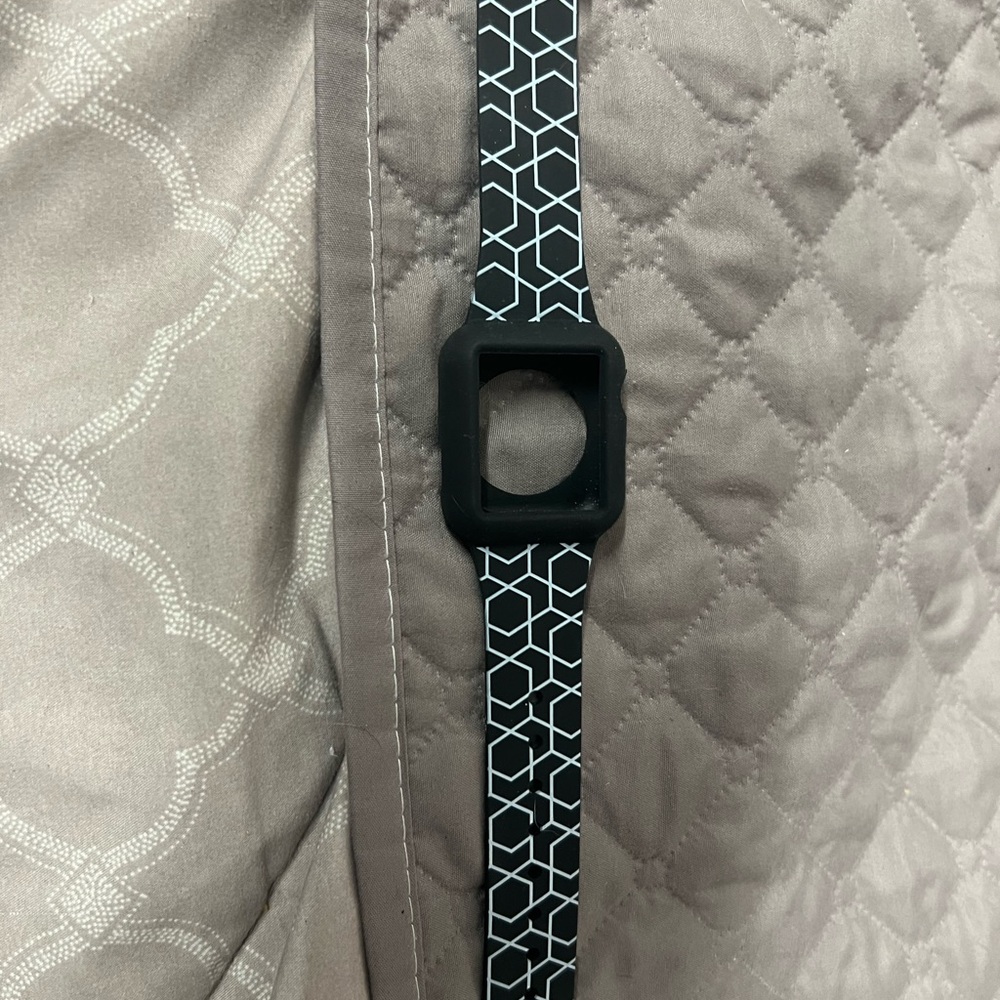 🥰 4/$25- Black and White Geometric Watch Band